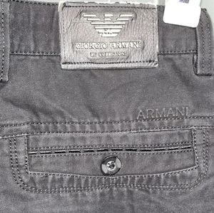 Giorgio Armani Le Collezioni Italy Vintage Black Trouser Dress Pants Size 33 VTG